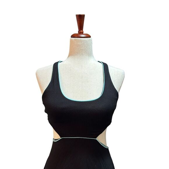 Victoria's Secret Women's Black Cutout‎ Fit & Flare Midi Dress Size Extra Small - Picture 4 of 10